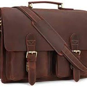 Kattee Leather Briefcase